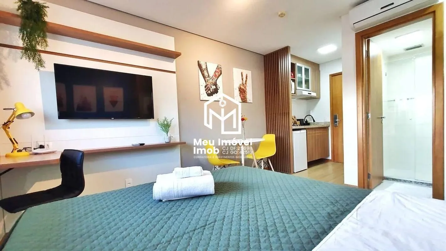 Imagem Flat no SHN 1 Quarto 1 Suíte 1 Vaga 21m² Asa Norte/DF