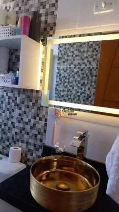 Imagem Apartamento com 2 dormitórios à venda, 56 m² por R$ 360.000 - Caiçara - Praia Grande/SP
