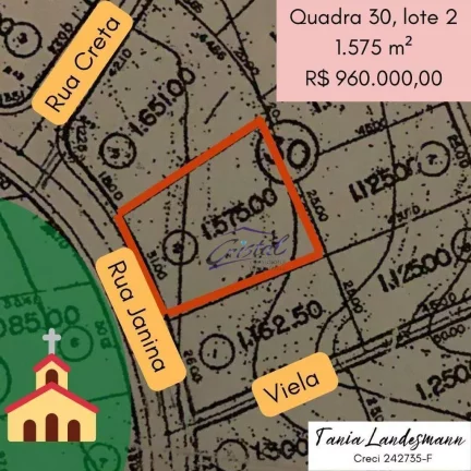 Imagem Terreno à venda, 1575 m² por R$ 1.450.000,00 - Cotia - Cotia/SP
