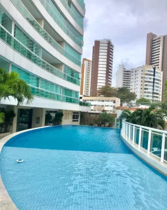 Foto do imóvel A 5ª Avenida Imóveis selecionou essa linda unidade de 1/4 sala, varanda gourmet, andar alto, vista mar, 49,00 m² Morro Ipiranga Top House R$650.000,00