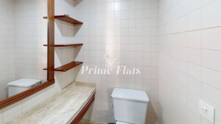 Imagem Flat disponível para locação no The Sutton House com 120m², 3 dormitórios e 2 vagas de garagem