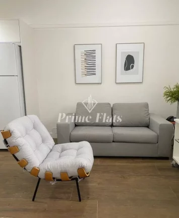 Imagem Flat disponível para locação no Ninety Hotel, com 33m², 1 dormitório e 1 vaga