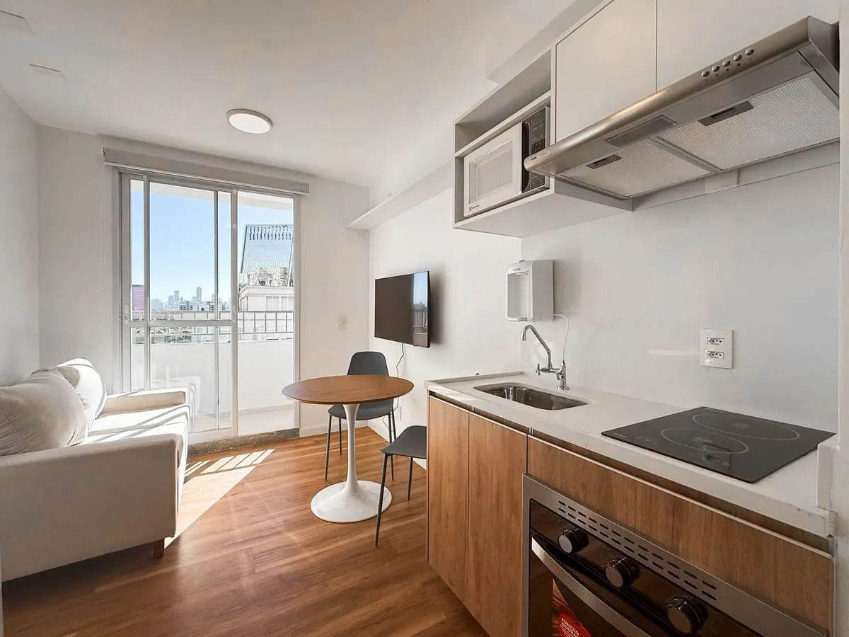 Imagem Apartamento com 1 Quarto para alugar, 24m² - Pinheiros