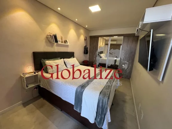 Imagem Apartamento à venda no bairro da Vila Mathias em Santos por R$ 450.000,00 - Prédio com lazer e portaria 24hrs