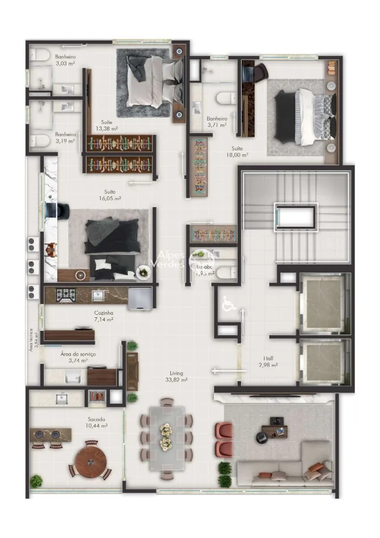Imagem Apartamento à Venda em Meia Praia, Itapema - SC