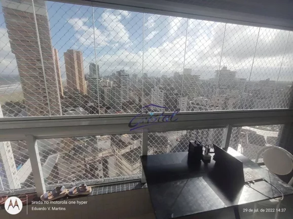Imagem Apartamento com 2 dormitórios à venda, 77 m² por R$ 855.000 - Boqueirão - Praia Grande/SP