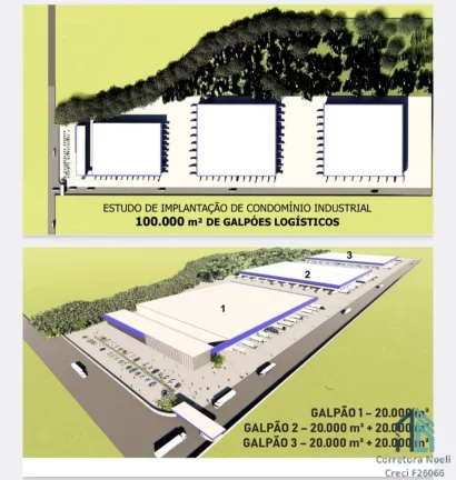 Imagem ÁREAS Industriais 272.900m2, 242.500m2, em GARUVA - SC - Ideal p Galpões Logísticos.