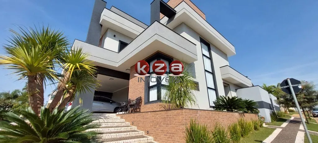 Imagem Casa de luxo à venda em condomínio exclusivo em Paulínia-SP: 4 quartos, 2 suítes, 2 salas, 5 banheiros, 4 vagas - 325m² de área.