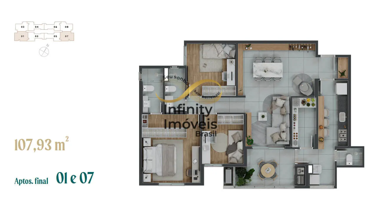 Imagem ALTO BELVEDERE MONT D´OR - Apartamento à venda no bairro Serra do Curral Del Rey - Nova Lima/MG