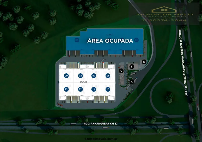 Imagem Galpões para locação em Campinas no bairro Jardim Santa Judith