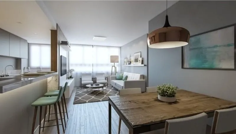 Imagem Apartamento para Venda - 63.69m², 2 dormitórios, sendo 1 suites, 1 vaga - Passo da Areia