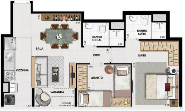 Imagem APARTAMENTO RESIDENCIAL em Rio de Janeiro - RJ, Barra da Tijuca