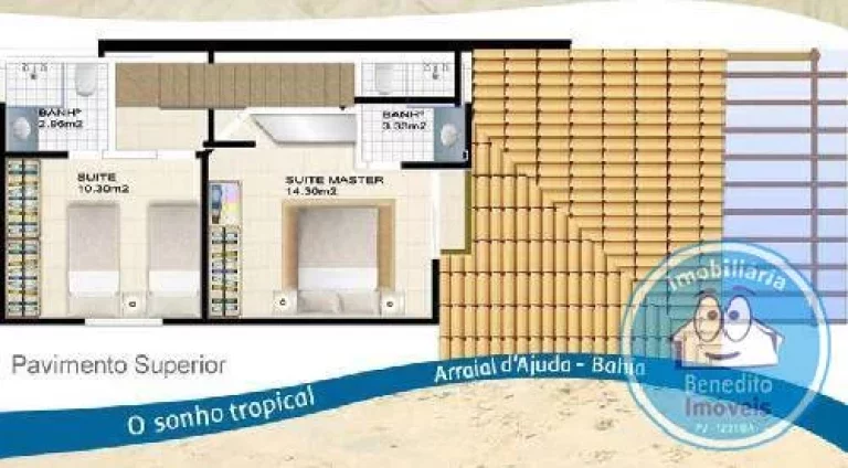 Imagem Casas Duplex no Estilo Arraial D"Ajuda - Conforto, Charme e Natureza