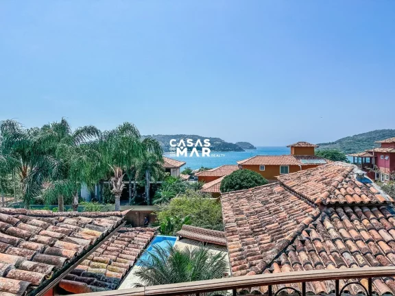 Imagem Luxuosa Casa com 5 Suítes na Ferradura, Búzios-RJ Piscina, Espaço Gourmet A poucos metros da praia 498m² de área
