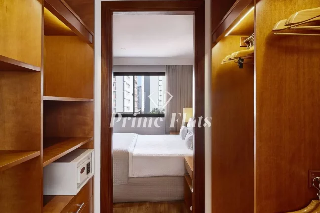 Imagem Flat disponível para venda no George V Residence Casa Branca no Jardim Paulista, com 62m², 1 dormitório e 1 vaga
