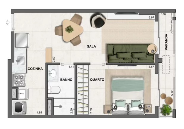 Imagem APARTAMENTO RESIDENCIAL em Rio de Janeiro - RJ, Botafogo