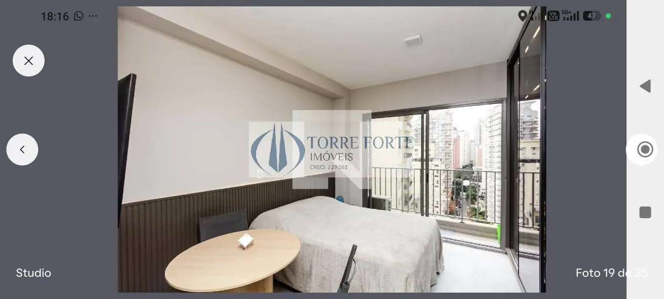 Imagem Ótimo apartamento, 25 m² mobiliado, bem localizado na Vila Nova Conceição