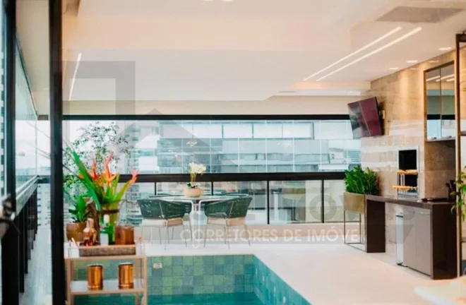 Imagem CASAL IMÓVEIS VENDA ED LUMINI 4 SUÍTES PISCINA AQUECIDA + 4 VGS