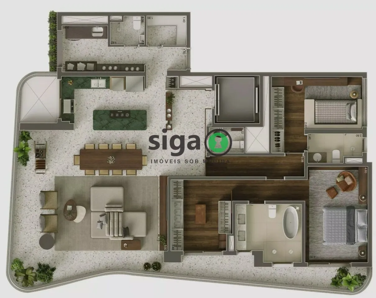 Imagem Apartamento para venda no Paraíso 03 suítes, São Paulo - SP