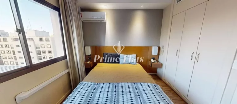 Imagem Flat disponível para venda no The World Executive Flat na Vila Olímpia, com 30m², 1 dormitório e 1 vaga de garagem