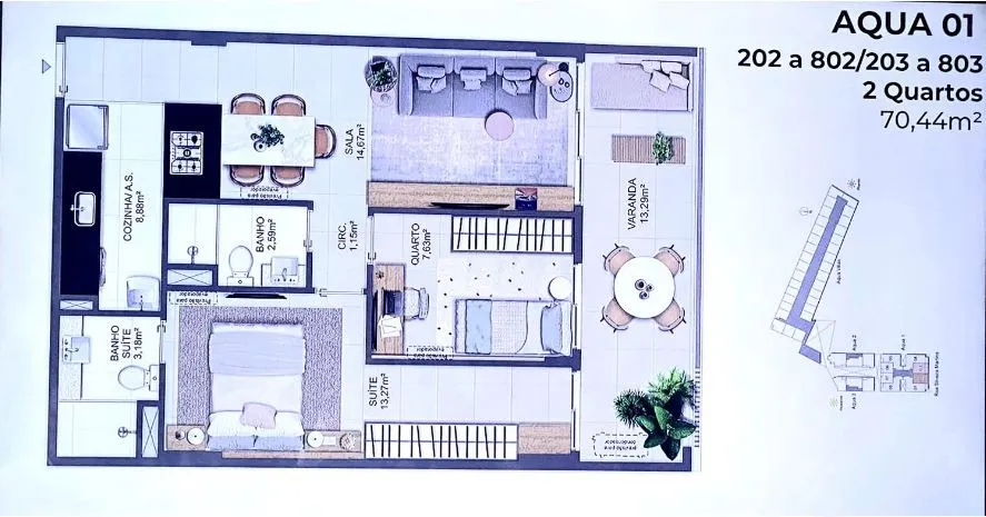 Imagem Aqua Village Residence Club: Condomínio Clube com Casas e Apartamentos de 56 a 210 m² no Catete, Zona Sul do Rio de Janeiro | Zona Sul Lançamentos
