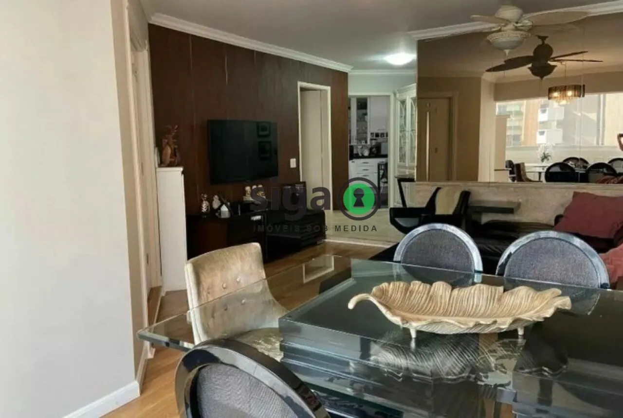 Imagem Apartamento Alto Padrão em Moema de 3 Quartos com 2 Vagas - 117m² à Venda.