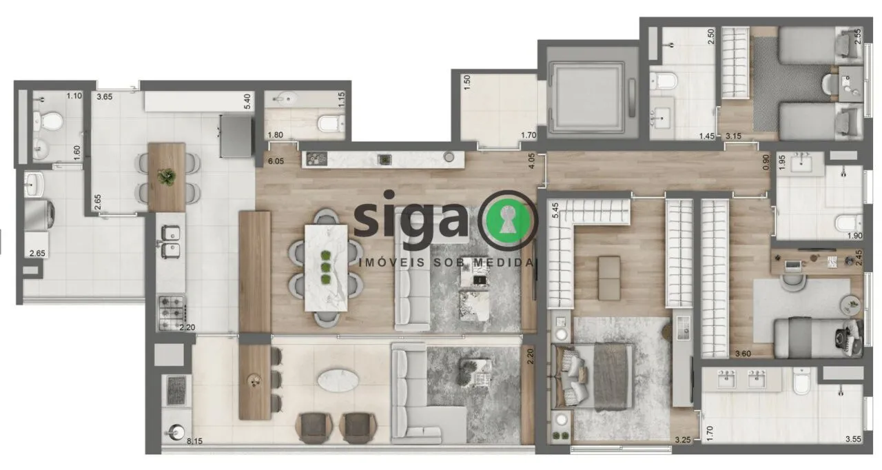 Imagem Apartamento para venda em Perdizes 03 suítes, São Paulo - SP
