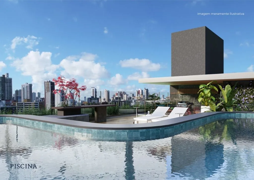 Imagem Flat com 1 dormitório à venda, 18 m² por R$ 386.126,00 - Tambaú - João Pessoa/PB