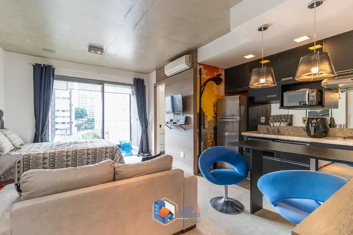 Imagem Apartamento para venda em Vila Olímpia com 1 quarto, 35m²