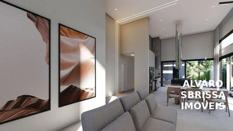 Imagem Vende linda casa em fase de acabamento- Condomínio UNA - Itu/SP