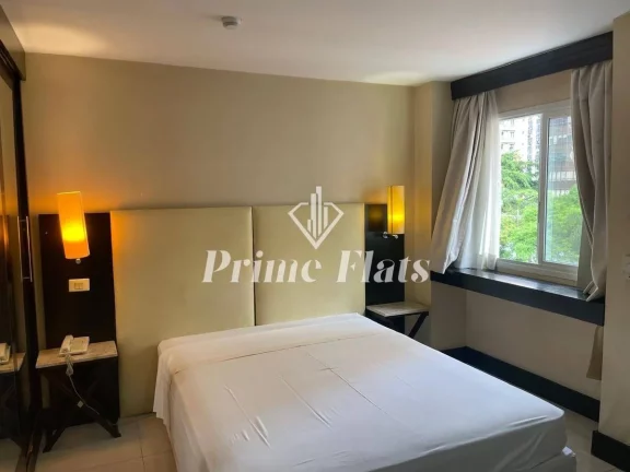 Imagem Flat disponível para venda no Transamérica Prime International Plaza, com 29m², 1 dormitório e 1 vaga