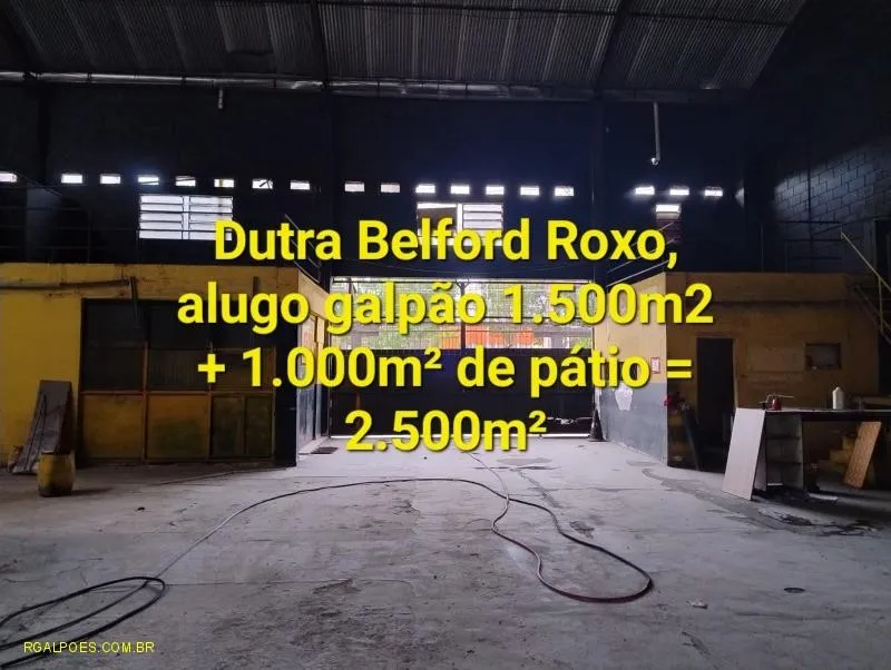 Imagem Galpão para Locação em BELFORD ROXO, Centro, 4 banheiros