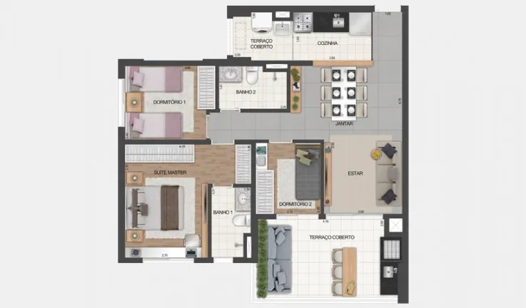 Imagem Apartamento com 3 Quartos à Venda, 81 m² em Vila Santa Catarina - São Paulo