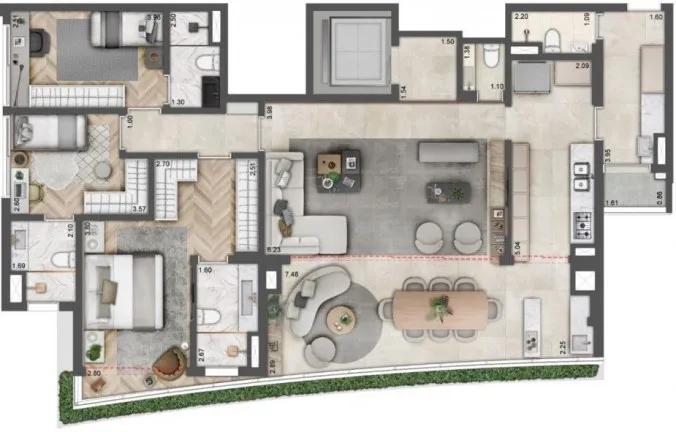 Imagem Apartamento com 3 Quartos à Venda, 220 m²em Moema - São Paulo