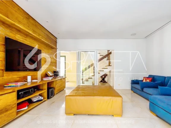 Imagem Mansão com arquitetura litorânea para locação de temporada no Terras de São José II