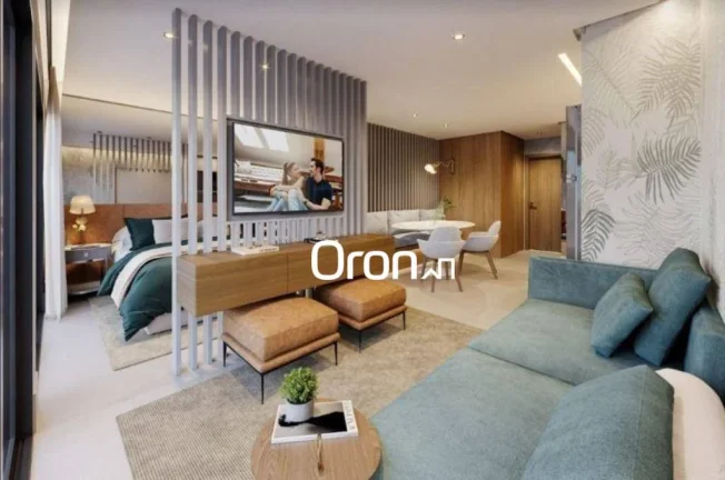 Flat com 1 dormitório à venda, 49 m² por R$ 649.000,00 - Jardim Goiás - Goiânia/GO