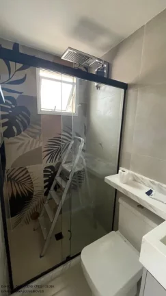 Imagem Imperdível apartamento para locação em Lauro de Freitas-BA, Buraquinho: 3 quartos, 1 suíte, 2 salas, 1 banheiro, 1 vaga, 71m²!