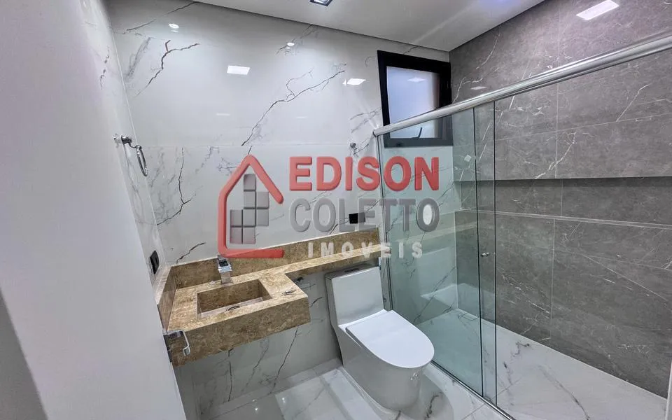 Imagem Casa nova a venda, 3 quartos, piscina, Condominio Residencial Agápe, Campestre em Piracicaba!!