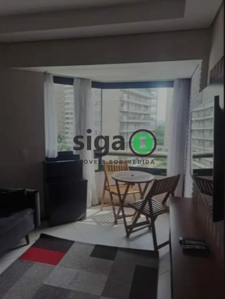 Imagem Apartamento de 1 quarto, 41 m², aluguel por R$ 5.500/mês - Paraíso - São Paulo/SP