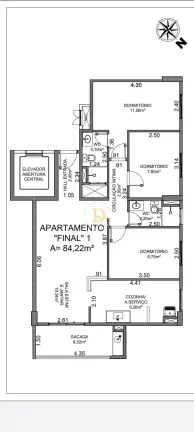 Imagem Apartamento - Locação e Venda - Edifício Wonder - 3 dormitórios (2 suítes) - 143