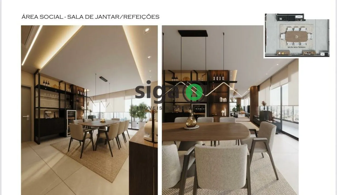Imagem Apto à Venda com 176m², com 3 suites, 2 vagas na Vila Olímpia, no contrapiso, recém entregue
