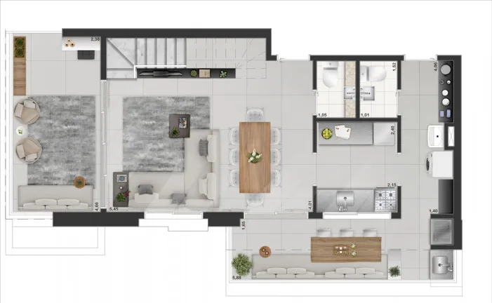 Imagem Apartamento com 2 Quartos à Venda, 52 m² em Indianópolis - São Paulo