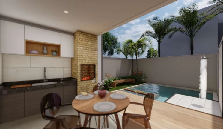 Imagem Casa com 3 Quartos à Venda, 125 m² em Sapiranga-Coité - Fortaleza