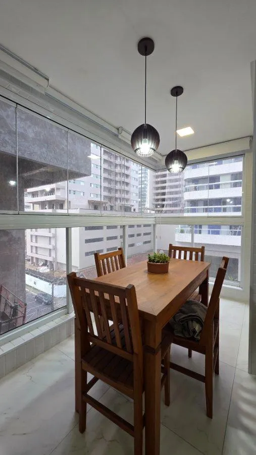 Imagem Apartamento para Venda em Praia Grande, Canto do Forte, 1 dormitório, 1 suíte, 1 banheiro, 1 vaga