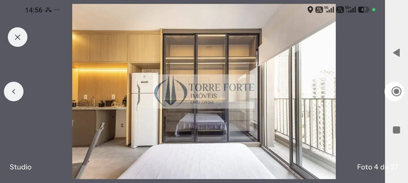 Imagem Lindo apartamento mobiliado, 25 m², bem localizado na Vl. Nova Conceição