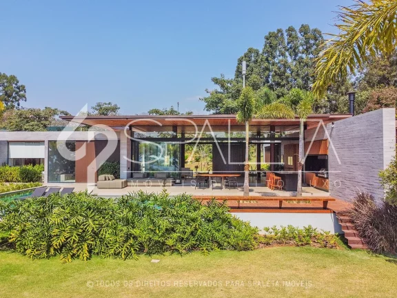 Imagem Residência cinematográfica com arquitetura moderna à venda na Fazenda da Grama em Itupeva