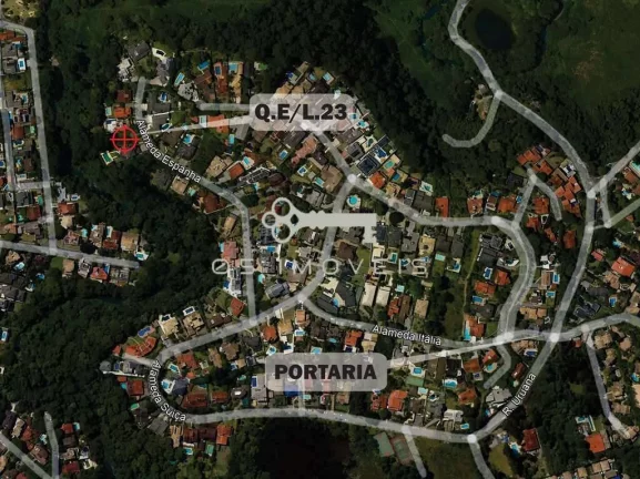 Imagem Cond. Euroville - Lote 1.032,10 m² fundo para APP. LINDO!
