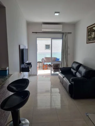Imagem Apartamento com 1 dormitório à venda, 56 m² por R$ 360.000 - Vila Guilhermina - Praia Grande/SP