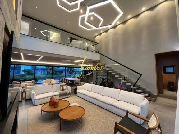 Imagem Casa condomínio com 05 suites e piscina beira de lago