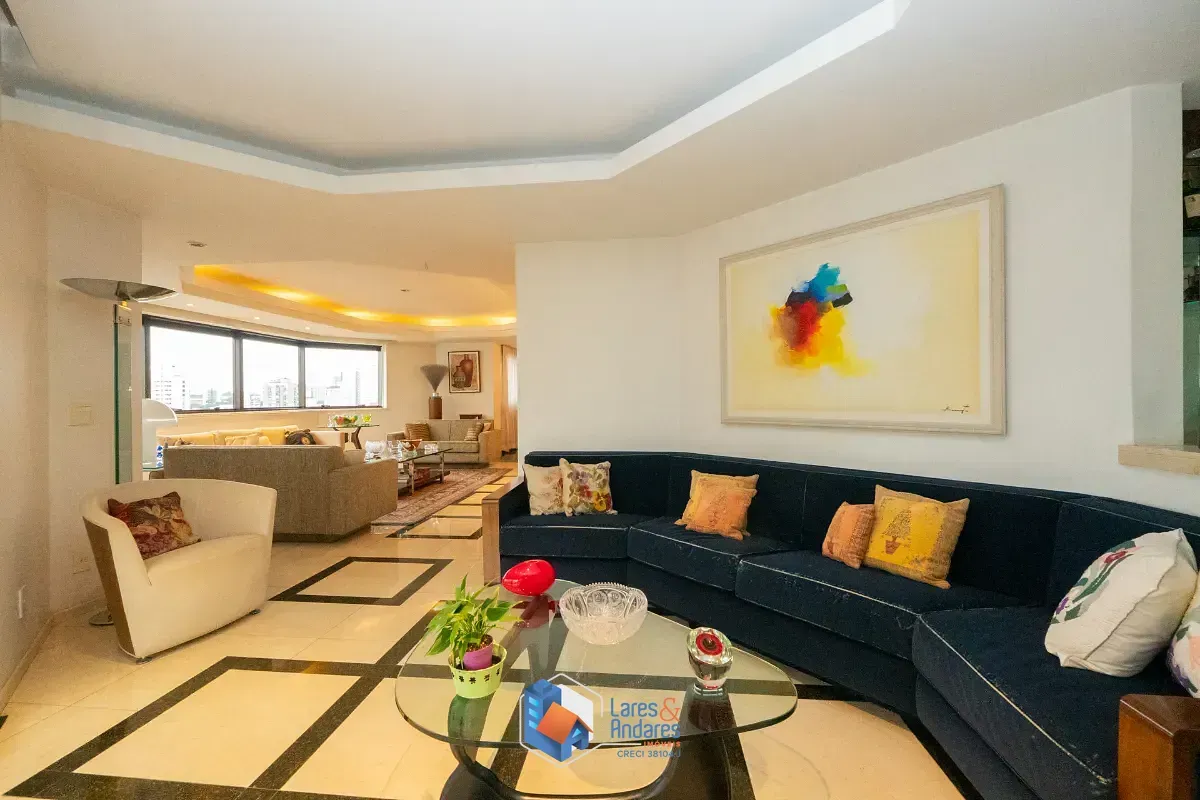 Imagem Apartamento para venda em Campo Belo com 3 quartos, sendo 3 suítes, 277m²